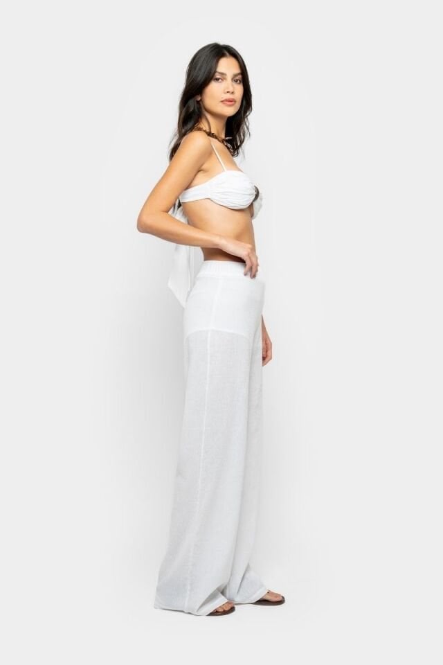 SEZANE PANTS IN WHITE