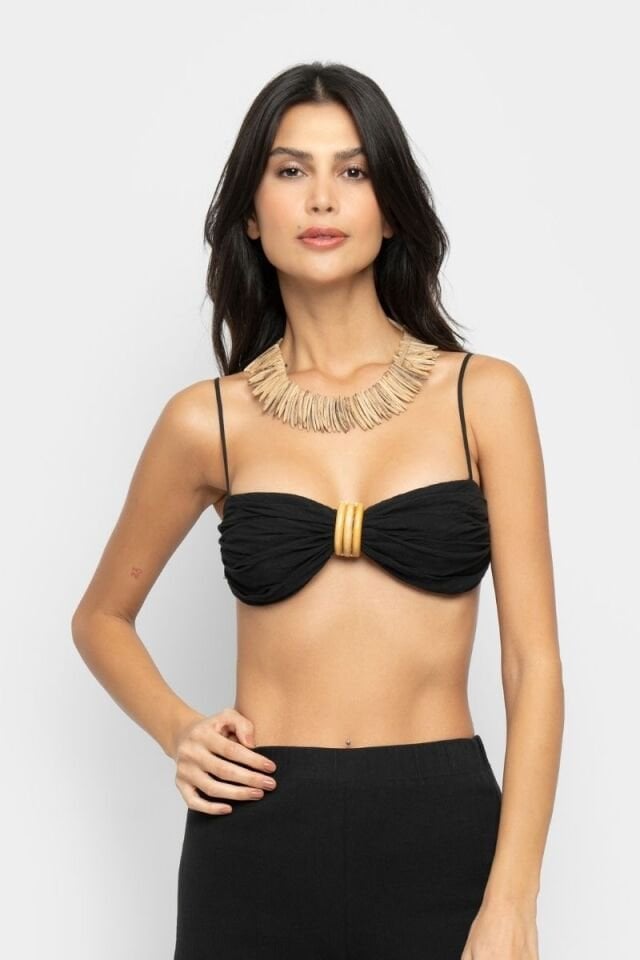 SEZANE  TOP IN BLACK