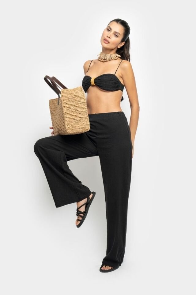 SEZANE  TOP IN BLACK