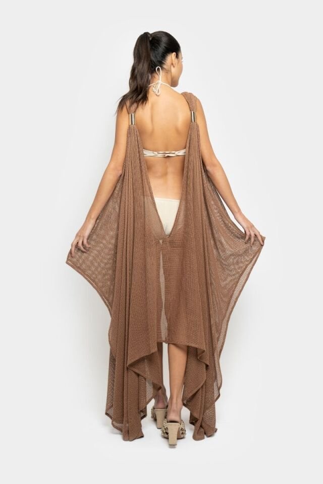PURE KIMONO IN BROWN