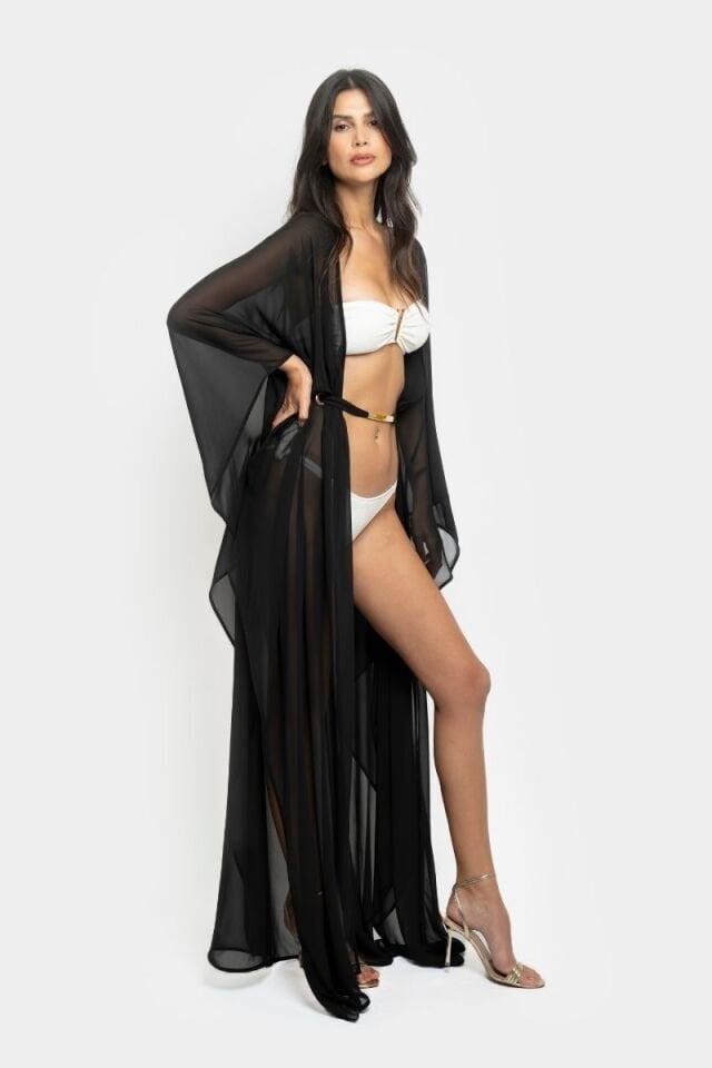 DUNE KIMONO IN BLACK