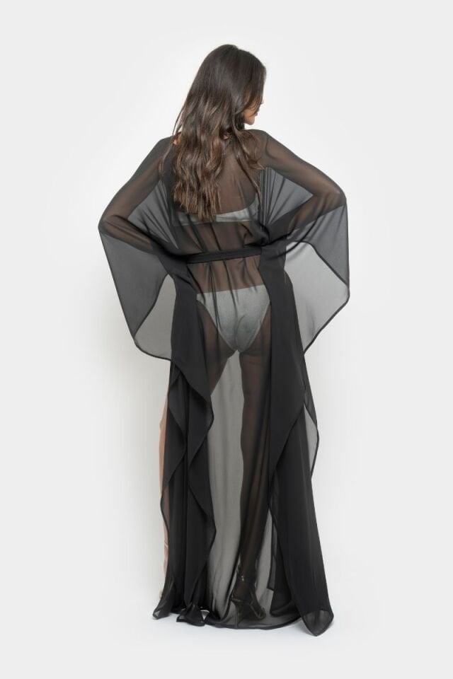 DUNE KIMONO IN BLACK