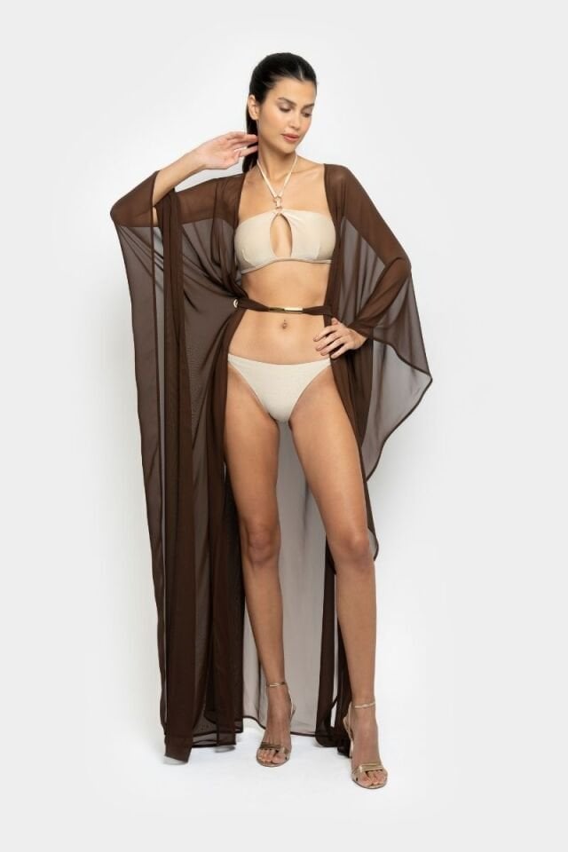 DUNE KIMONO IN BROWN