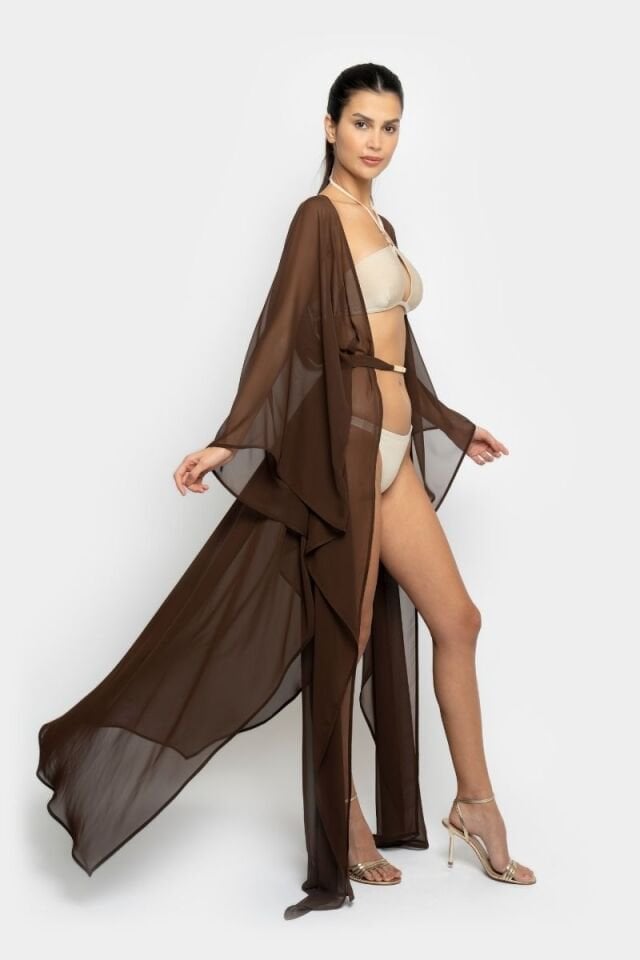 DUNE KIMONO IN BROWN