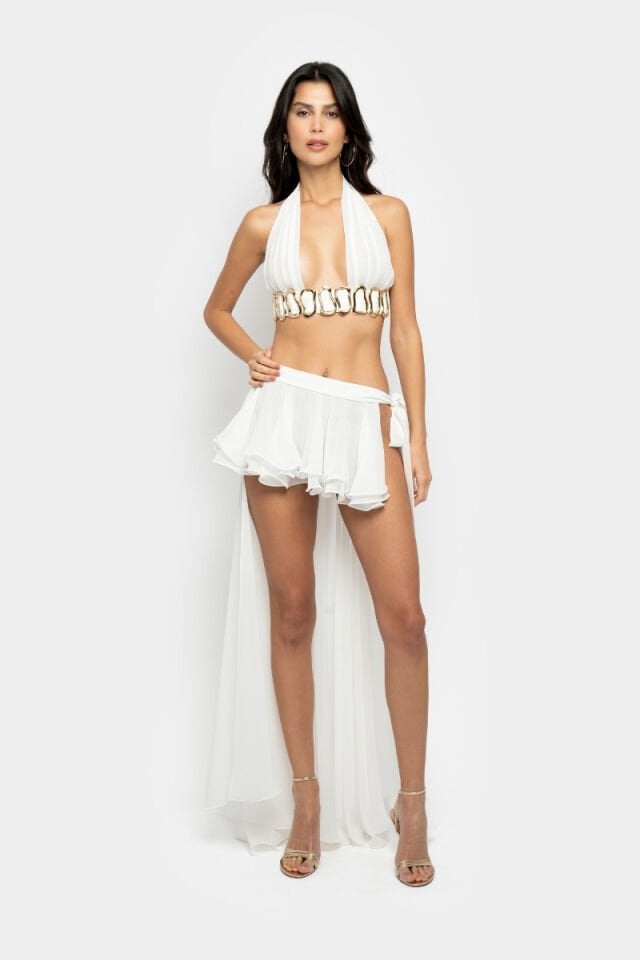 MARYLN SKIRT IN WHITE