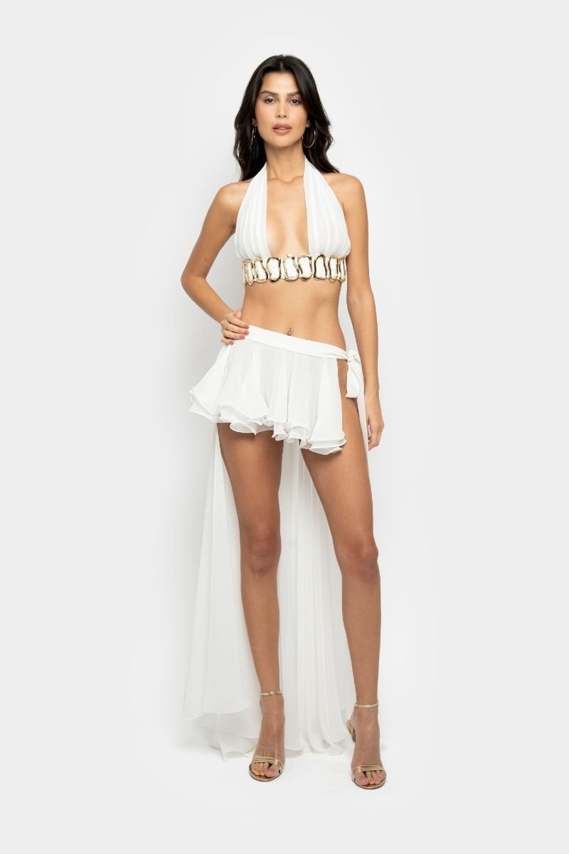 MARYLN SKIRT IN WHITE