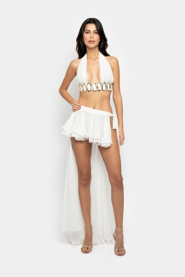 MARYLN SKIRT IN WHITE
