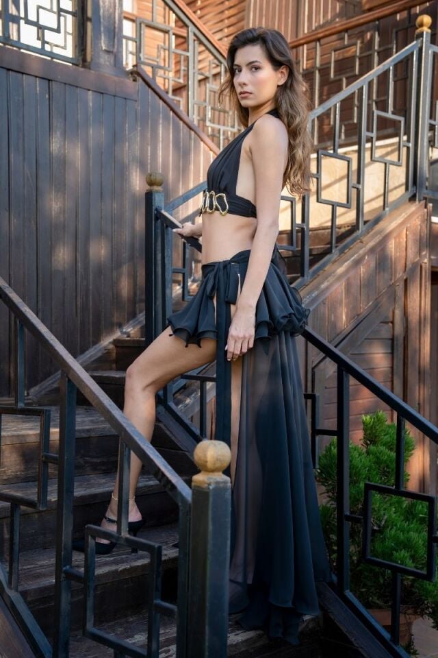 MARYLN SKIRT IN BLACK